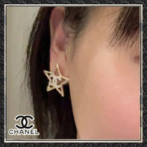 【存在感抜群なゴールドスター☆】CHANEL ピアス