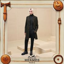 【高級感あふれる大人かっこいいデザイン★】HERMES コート