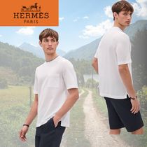 【大人気】HERMES T-shirt detail piqures sellier Tシャツ