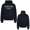 FEAR OF GOD パーカー・フーディ FEAR OF GOD☆24FW ロゴデザイン フリース パーカー BLACK