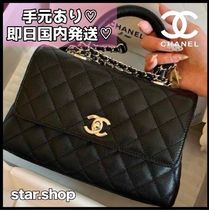 【レア♡BLACK 即日発送】CHANEL♡ココハンドル２４㎝