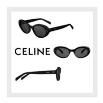 CELINE キャットアイ サングラス / アセテート ブラック