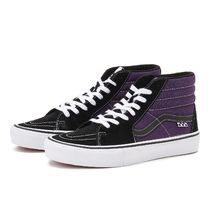 国内配送 VANS SKATE SK8-HI PURPLE/BLACK