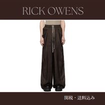 Rick Owens☆ブラウン Hollywood Lido トラウザーズ