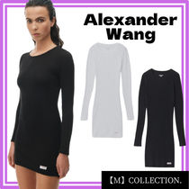 Alexander Wang ロングスリーブ リブドレス