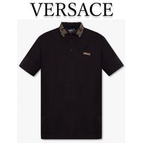 VERSACE /  ラ・グレカ柄カラー ポロ シャツ