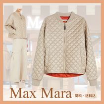 新作☆【MaxMara】[リチア] リバーシブル ボンバー ジャケット