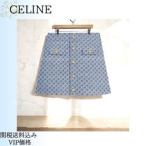 ◆25SS◆関送込【CELINE】モノグラム*ハイウエスト*ミニスカート