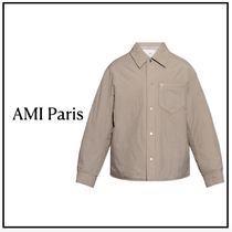 【AMI Paris】アミ ドゥ クール パッド入りオーバーシャツ