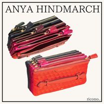 関税なし☆ANYA HINDMARCH Jacquard Filing Cabinet Multi Pouch