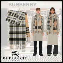 新シーズン  Burberry リバーシブル カシミアスカーフ