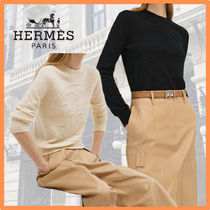 【100%カシミヤ♪】HERMES 長袖セーター