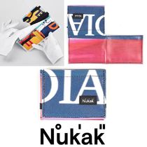 カラフル限定ロゴ◆Nukak【Lompakko】L型変わり2つ折り財布◆DIA