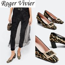 【Roger Vivier】ベル ヴィヴィエ レオパード パテント パンプス