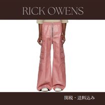 Rick Owens☆ピンク Porterville Cargobelasデニム カーゴパンツ