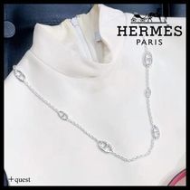 【コーデを格上げ】HERMES  ロングネックレス ファランドール80