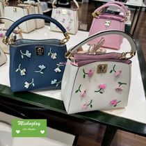 【kate spade】可憐なお花アップリケ♪ Phoebe Top Handle bag