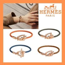 編み込みレザーがオシャレ♪ ＊HERMES＊ ブレスレット Etrier