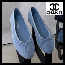 【華やかデザインが可愛い】CHANEL バレリーナ フラットシューズ