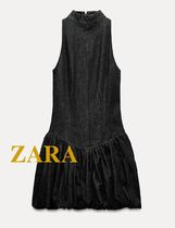 ☆ドイツ発*ZARA*新作*バルーンスカートデニムドレス/AG☆