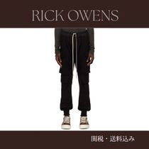 Rick Owens☆ブラック Porterville Mastodon Megacargo パンツ