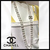 CHANEL ネックレス・ペンダント 25P カラフルCCロゴｘパール☆一生物★CHANEL★ロングネックレス