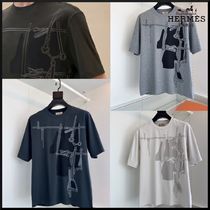 【シンプルお洒落☆】Hermes Tシャツ