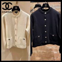 【落ち着いた色合い★】CHANEL カーディガン