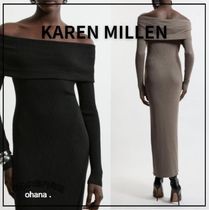 Karen Millen オフショルダーニットワンピース 国内発送 関税込