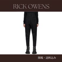 Rick Owens☆ブラック Dirt Cooper トラウザーズ