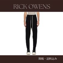 Rick Owens☆ブラック ドローストリング スウェットパンツ