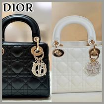 【シックコーデに欠かせない☆】Dior　Lady Dior バッグ ミニ