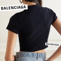 ☆おすすめ☆【BALENCIAGA】ジャカードニット クロップドTシャツ