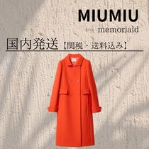 【関税・送料込み】MIUMIU ダブルブレスト ナテ トワル コート