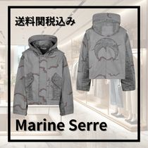 関税込 Marine Serre ドロップショルダー 再生 ジャケット