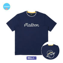 ■Malbon Golf■バケットシグネチャーTシャツNAVY