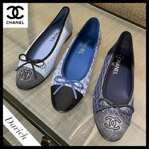 【鮮やかなブルー♪】CHANELバレリーナ