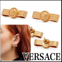 セール/完売前に【 VERSACE 】メデューサ リボン ゴールドピアス