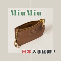 日本入手困難★MiuMiu★ナッパレザー カードホルダー