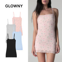 GLOWNY : 25SS / HEART LACE CAMI DRESS (4COLORS)