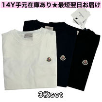 大人もOK♪【MONCLER】ロゴパッチ Tシャツ 3枚セット