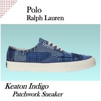 POLO RALPH LAUREN キートンインディゴ パッチワークスニーカー