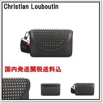 Christian Louboutin ブラックレザーショルダーウォレット