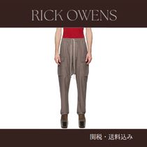 Rick Owens☆グレー ドローストリング カーゴパンツ