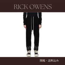 Rick Owens☆ブラック ドローストリング スウェットパンツ