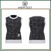 【ANEW GOLF】 WOMEN SP LOGO PATTERN KNIT VEST / 追跡付