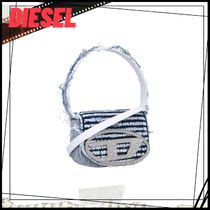 DIESEL★1DR ブリーチデニム ダメージ加工 ショルダーバッグ