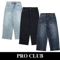 関税込【PRO CLUB】HW BAGGY FIT DENIM PANT