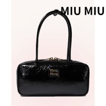 MIUMIU  ボー ナプラックパテントレザー バッグ