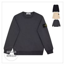 【STONE ISLAND】コットン バッジ スウェット Tシャツ 男の子用